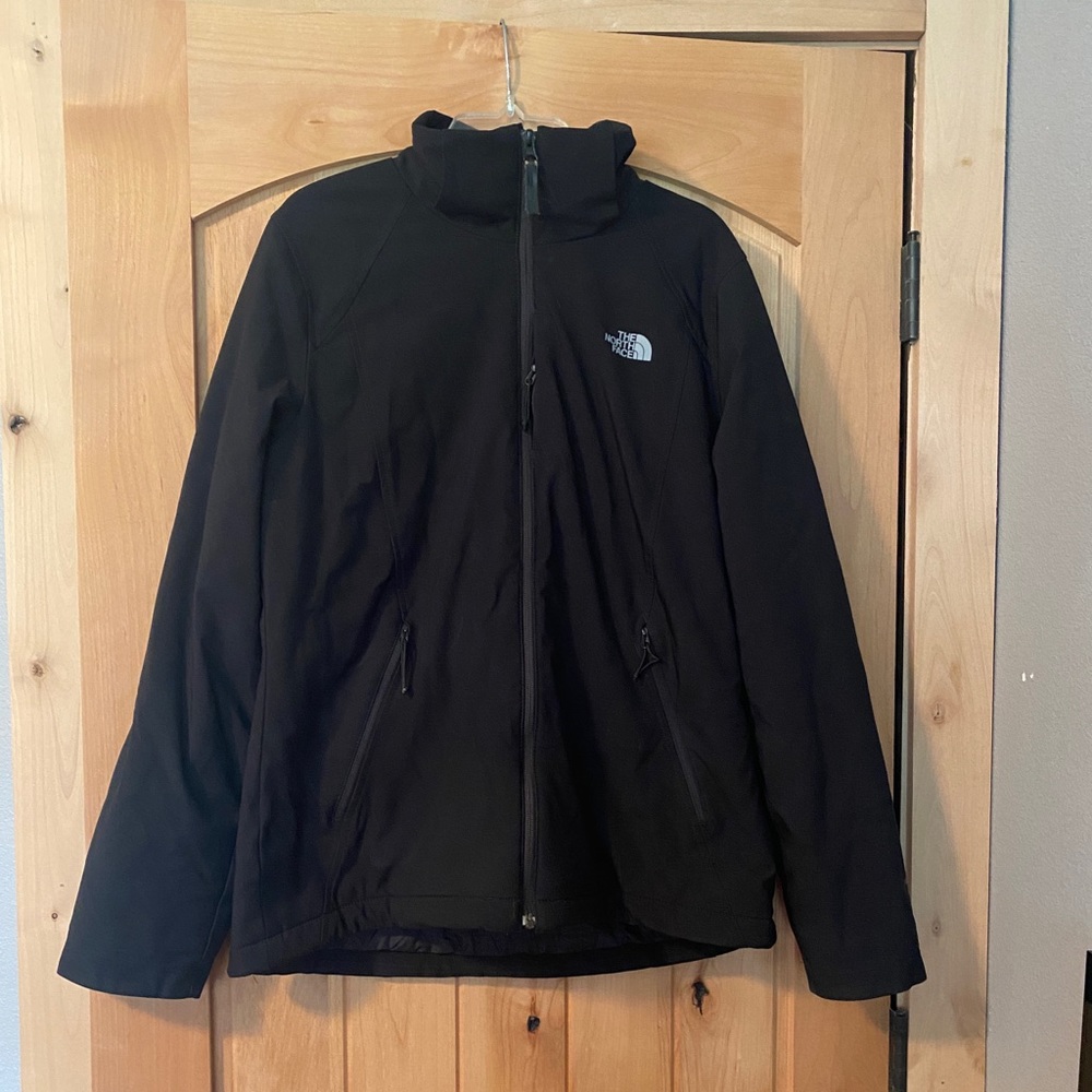 The North Face womens black winter coat size Large like new
